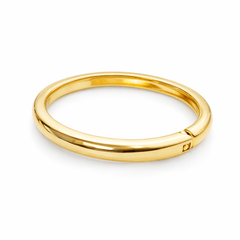 Sleek Polished Gold Bracelet Kada