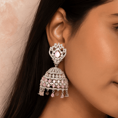Royal Cubic Zirconia Jhumka
