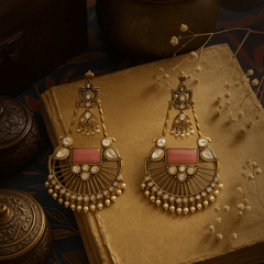 Gold swing chand bali
