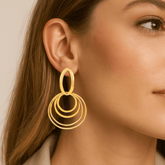 Multi-layer Geometric earring