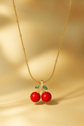 Red Cherry pendent Necklace