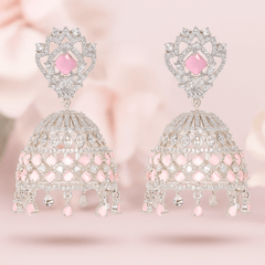 Royal Cubic Zirconia Jhumka