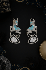 Deer shape vintage Earrings
