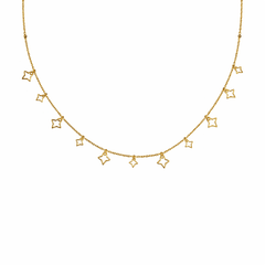 Opulence Clover Charm Necklace