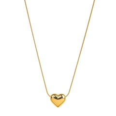 Heart Pendant Gold Necklace