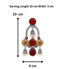 Duel toned earring