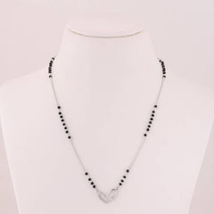 Heart Bond 925 Silver Mangalsutra