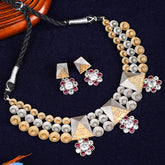 Nazakat dual tone choker