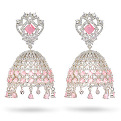 Royal Cubic Zirconia Jhumka
