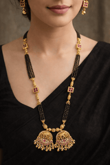 Traditional Temple Style Designer Long Mangalsutra Necklace for Women