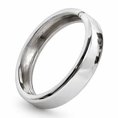 Stylish Chunky Silver-Tone Cuff Bracelet