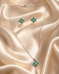 Celestia Green Square Set
