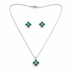 Celestia Green Square Set