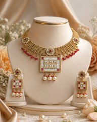 Maharani Royale Gold Plated Choker Set