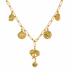 Sea Breeze Charm Necklace
