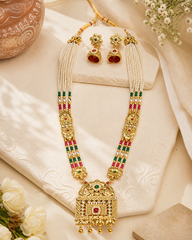 Maharani Pearl Heritage Gold Plated Haar Set