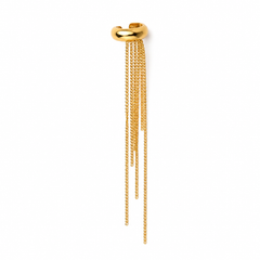 18K gold plated Statement Chain Ear Cuff