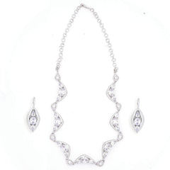 Statement American Diamond Necklace set