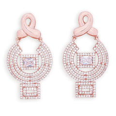 Glamour Exquisite rose gold plated Necklace set