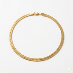 Sleek Snake Chain Anklet
