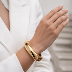 Royal Gloss Chunky Gold Plated Kada