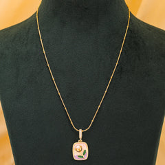 Tulip Floral Pendent Necklace