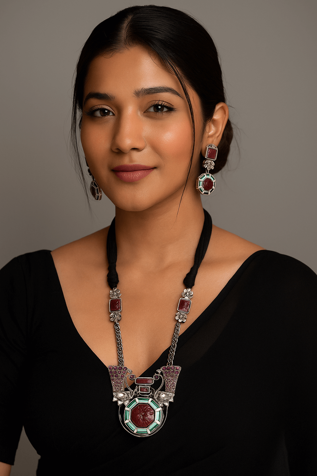 Vintage oxidized long set