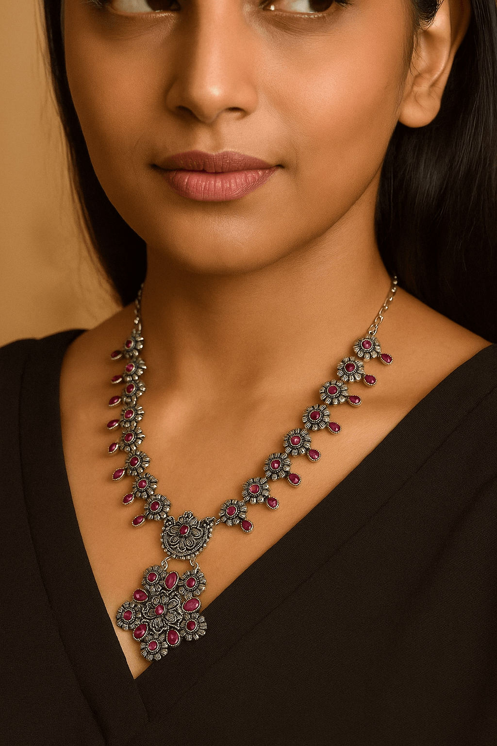 Stylish traditional Oxidized  Necklace