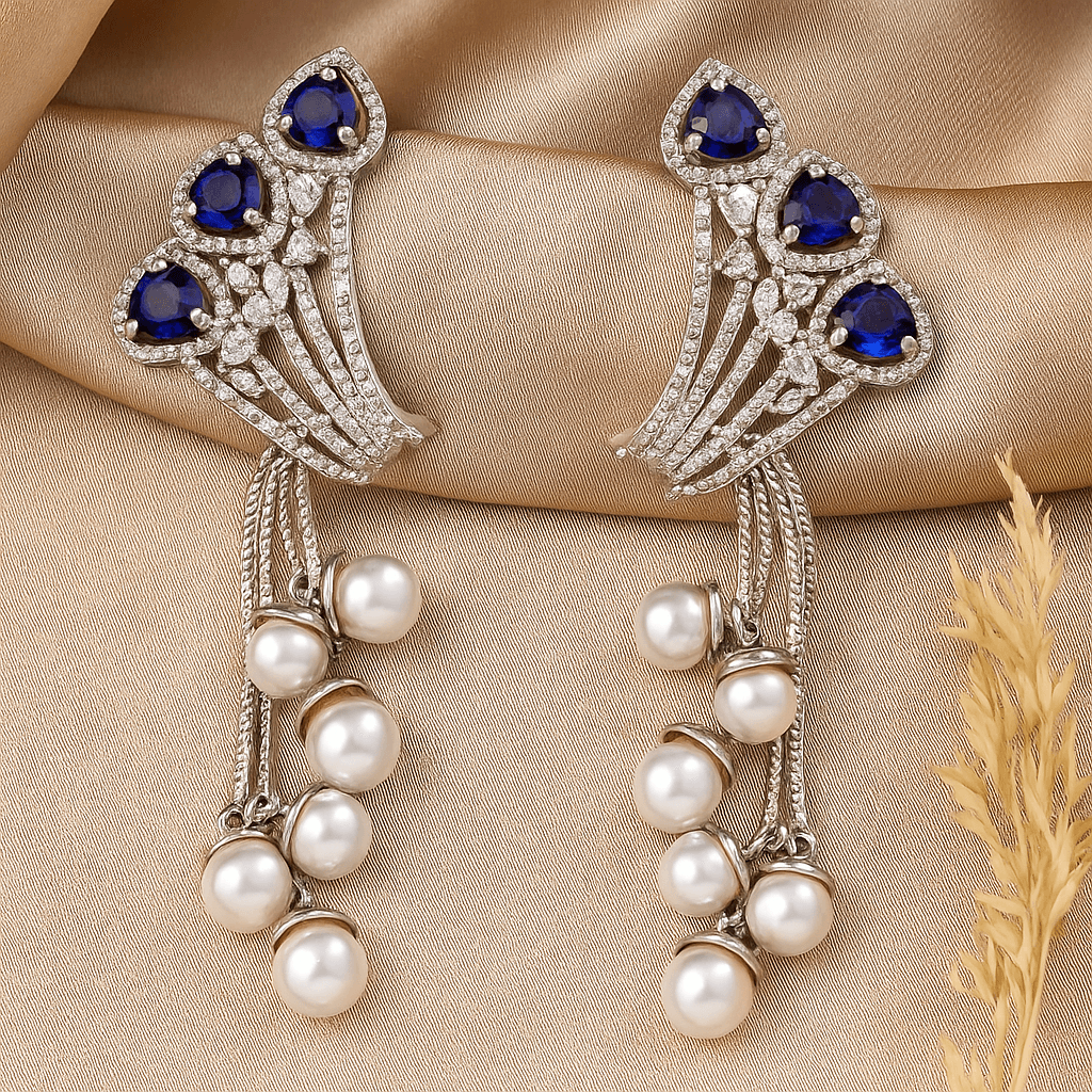 Modern Elegance American diamond Earrings