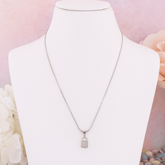 Glow Lock  925 Silver Chain Pendent
