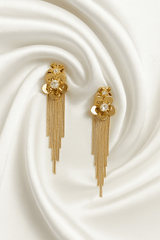 Metal tassel tango Earring