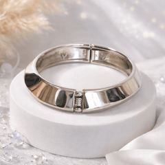 Classic Silver Statement Cuff Bracelet