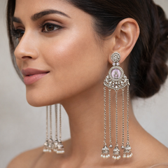 Eira Heritage Pearl Long Earrings