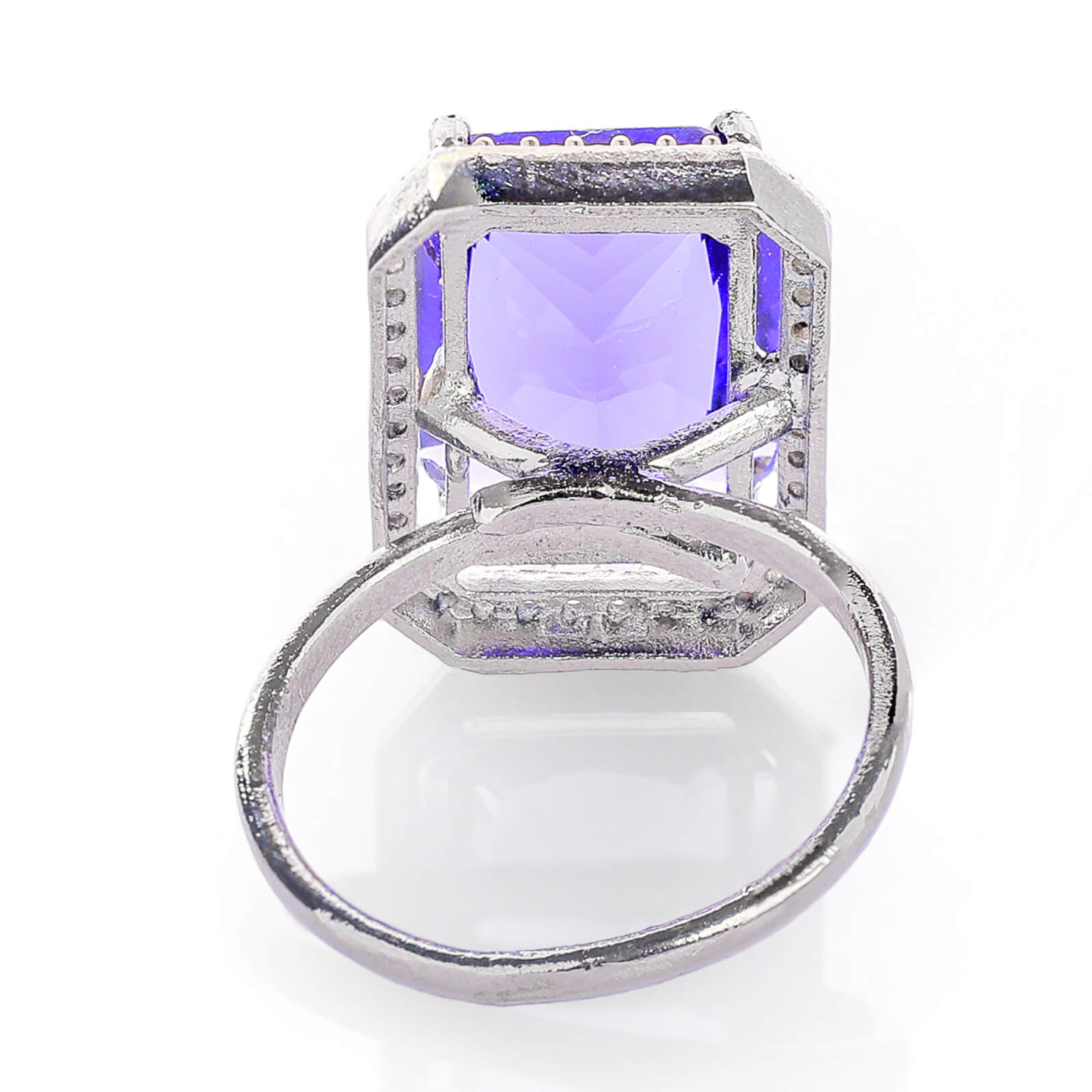 Blue adjustable Finger Ring