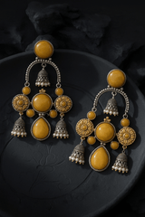 Ethnic kundan fusion earring