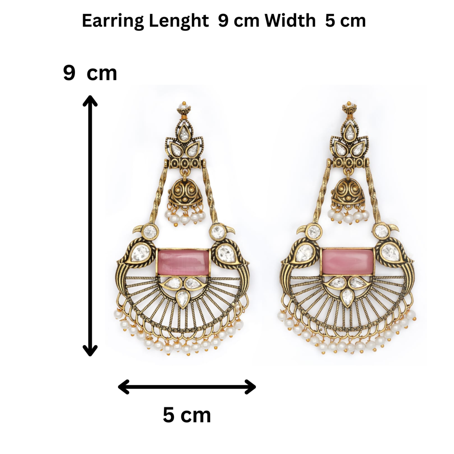 Gold swing chand bali