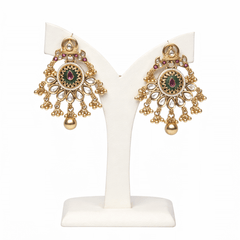 Traditional Gold Plated Kundan Necklace Set for Women
