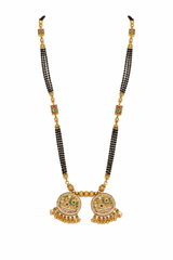Traditional Gold Plated Long Mangalsutra Necklace for Women