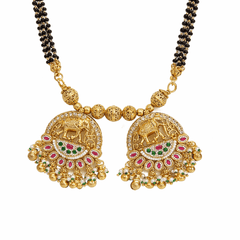 Traditional Temple Style Designer Long Mangalsutra Necklace for Women