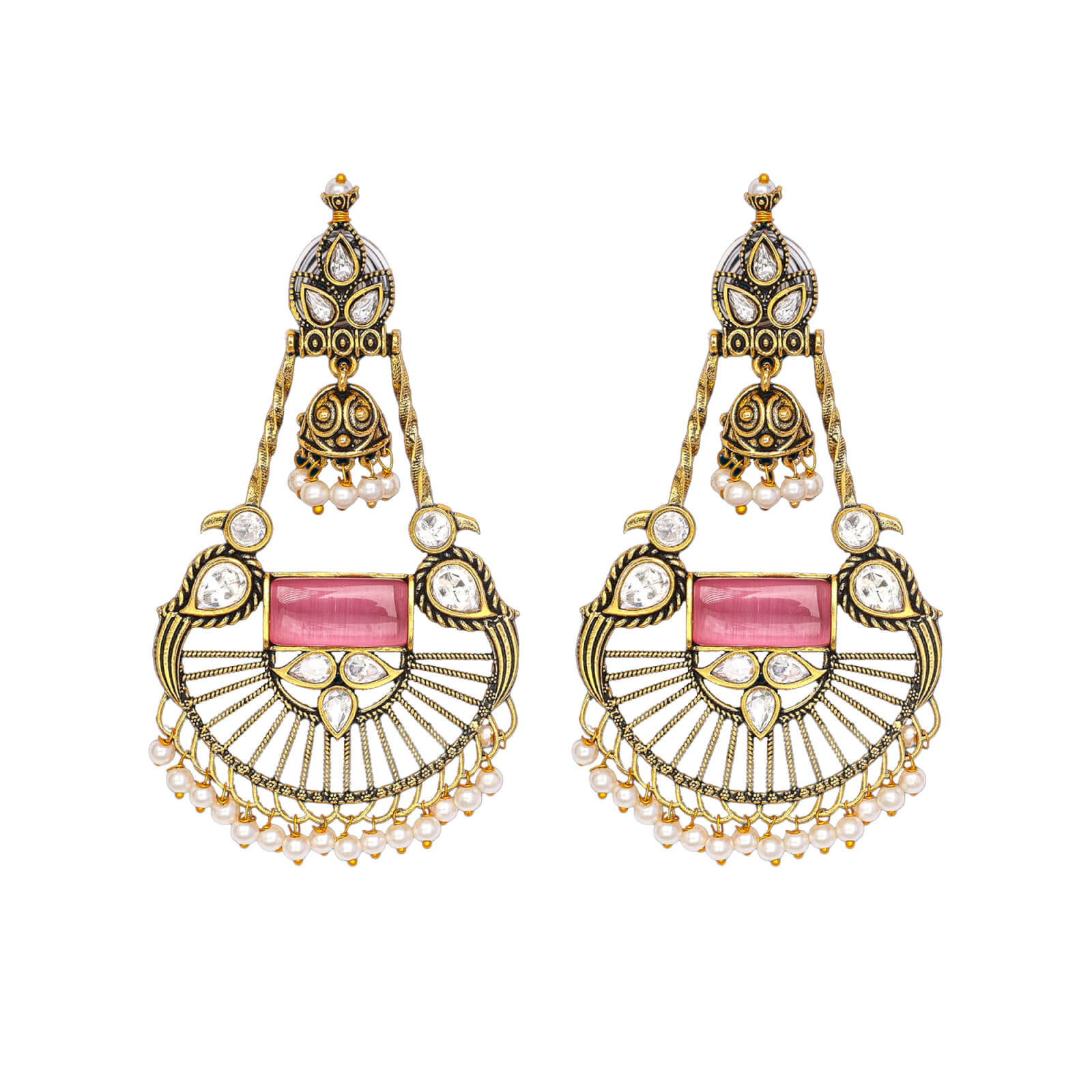 Gold swing chand bali
