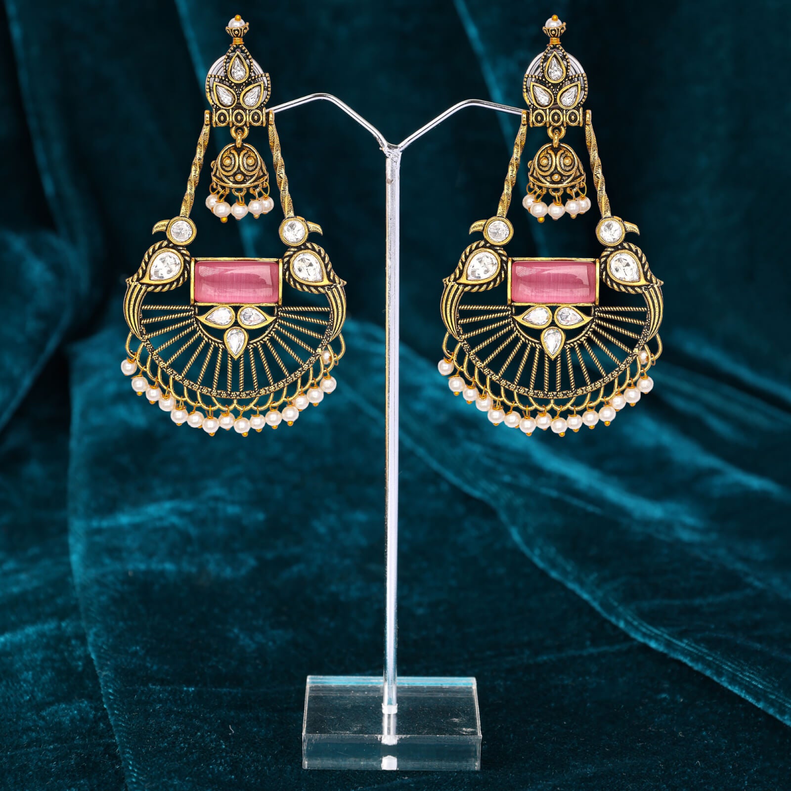 Gold swing chand bali