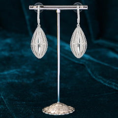 Stylish Cubic Zirconia Drop earring