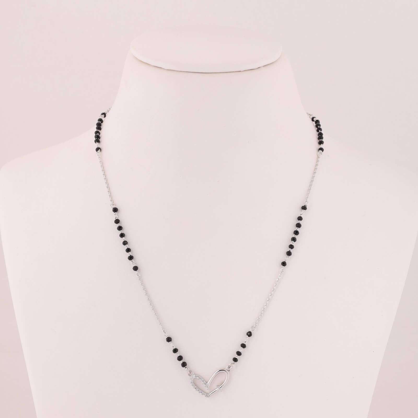 Heart Bond 925 Silver Mangalsutra