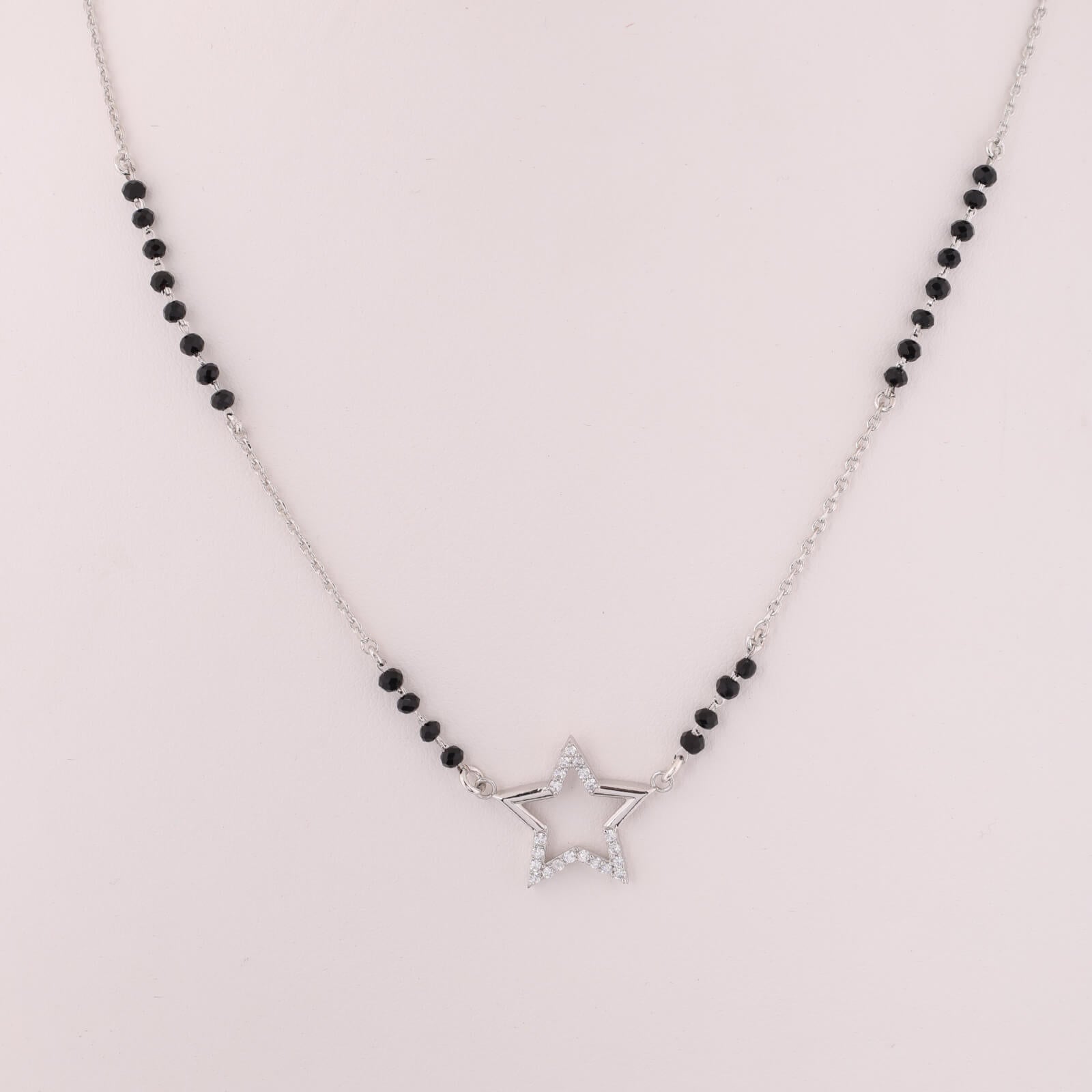 Starlit Promise  925 Silver Mangalsutra