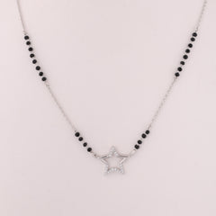 Starlit Promise  925 Silver Mangalsutra