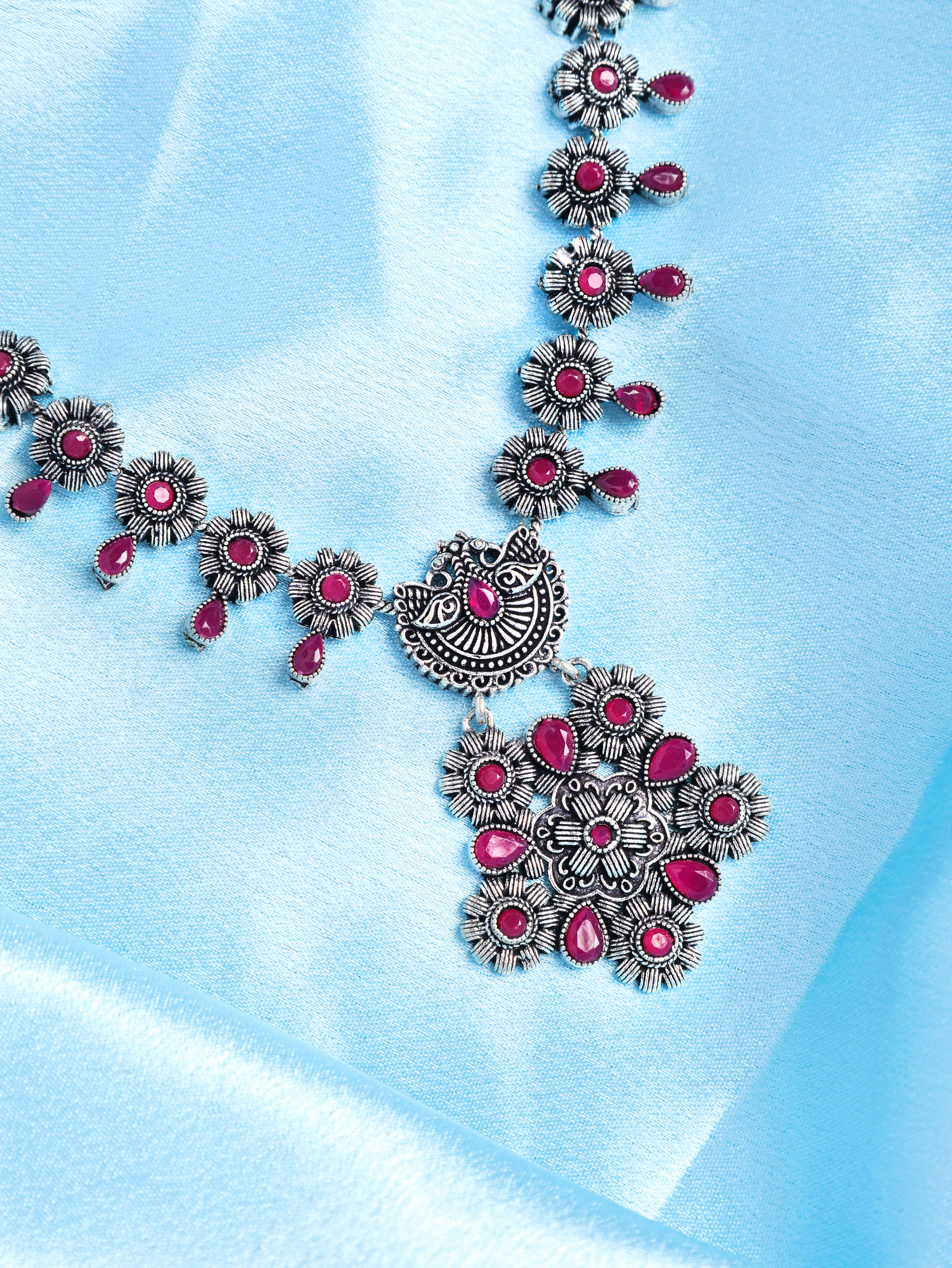 Stylish traditional Oxidized  Necklace