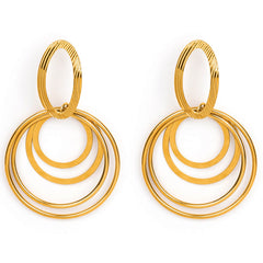 Multi-layer Geometric earring