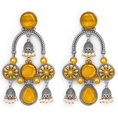 Ethnic kundan fusion earring