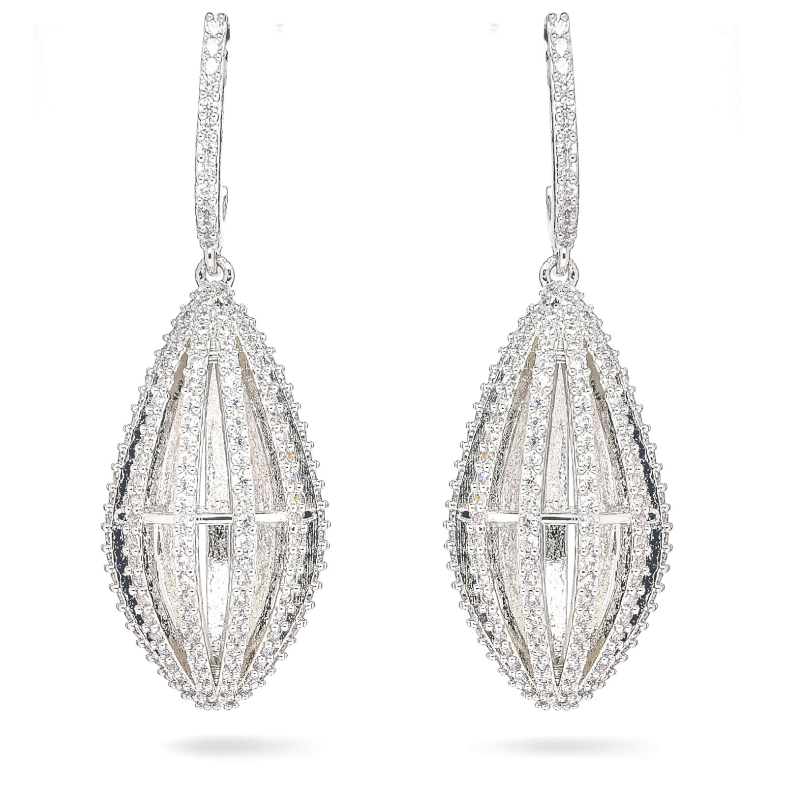 Stylish Cubic Zirconia Drop earring
