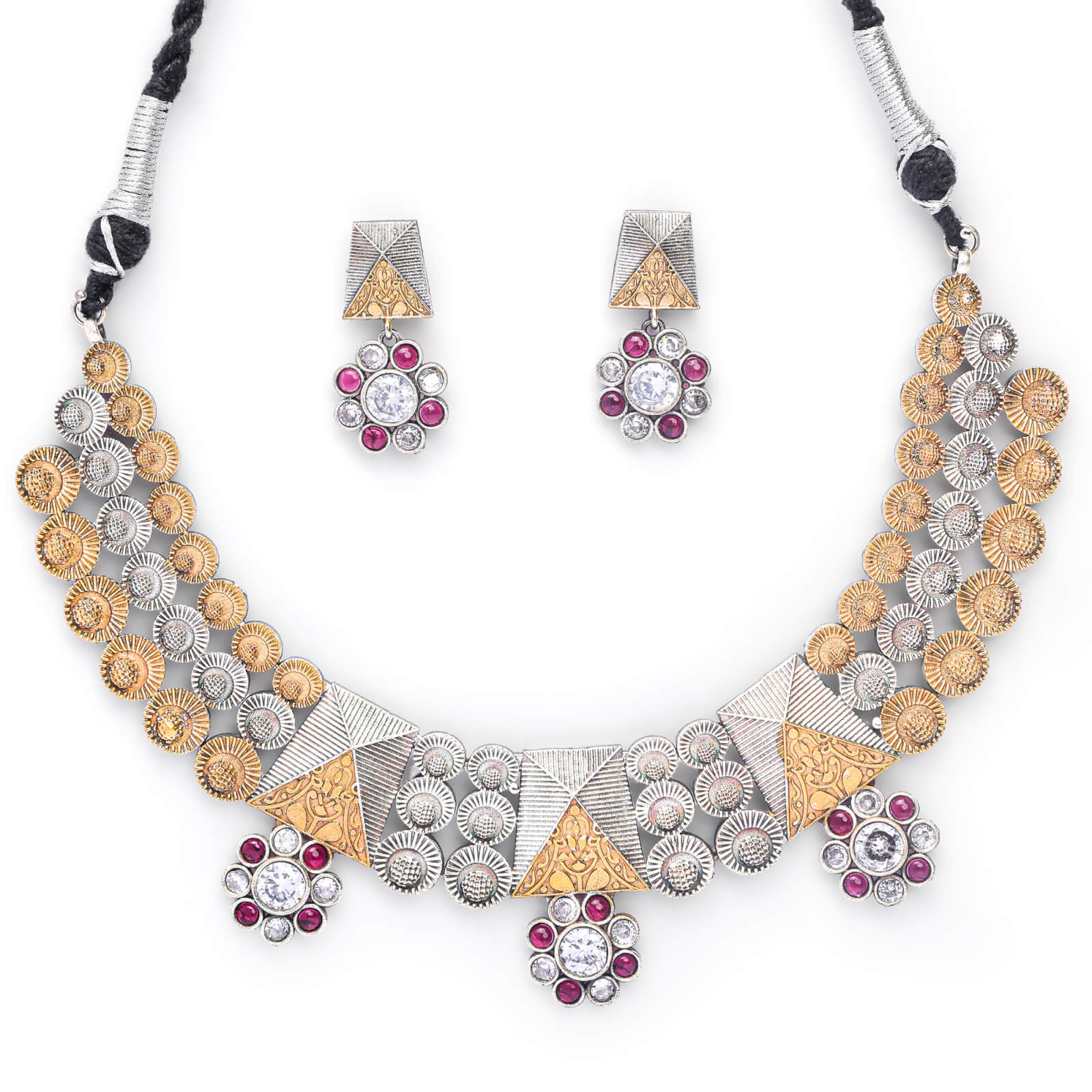 Nazakat dual tone choker